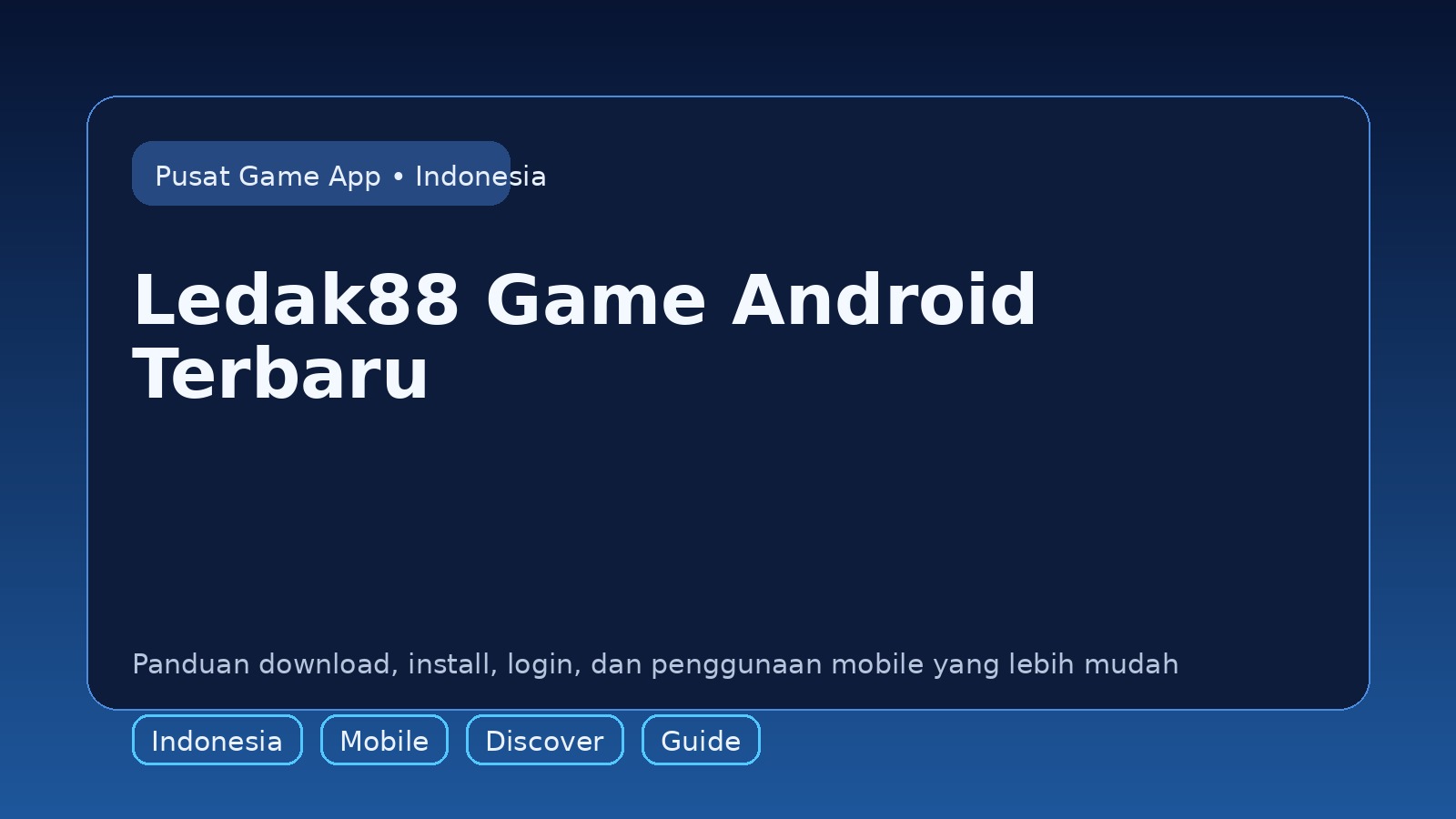 Panduan Ledak88 untuk pengguna mobile di Indonesia